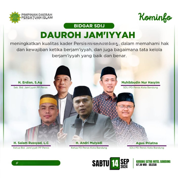 Dauroh Jamiyyah SDIJ PD PERSIS Kabupaten Ngawi